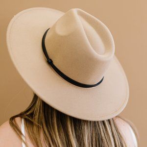 Fame You Are Enough Thin Strap Fedora